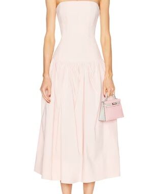 a.l.c. elizabeth strapless midi dress ALC Elizabeth Strapless Midi Dress by ALC